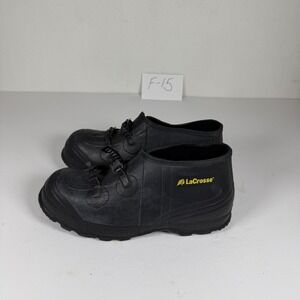 LaCrosse Men's Rubber Overshoes Galoshes Black Size 10 Storage F-15